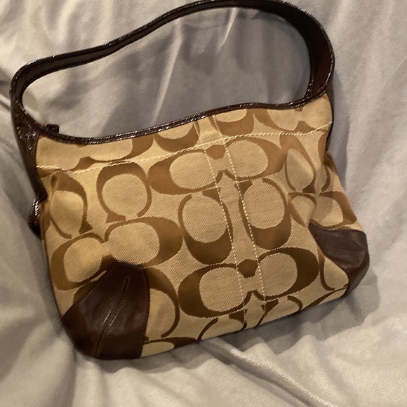 Coach signature khaki Ergo hobo shoulder bag - Picture 5 of 7